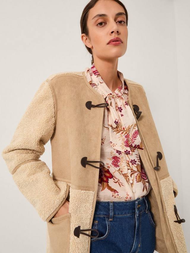 Тери борг дафл куртка Monsoon, Stone
Тери борг дафл куртка Monsoon, Stone