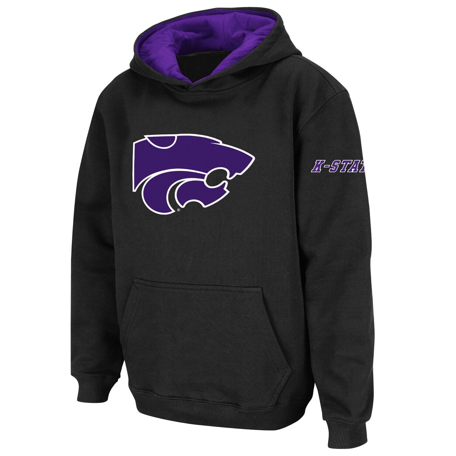 Черный пуловер с капюшоном и большим логотипом Youth Stadium Athletic Kansas State Wildcats Unbranded
Черный пуловер с капюшоном и большим логотипом Youth Stadium Athletic Kansas State Wildcats Unbranded