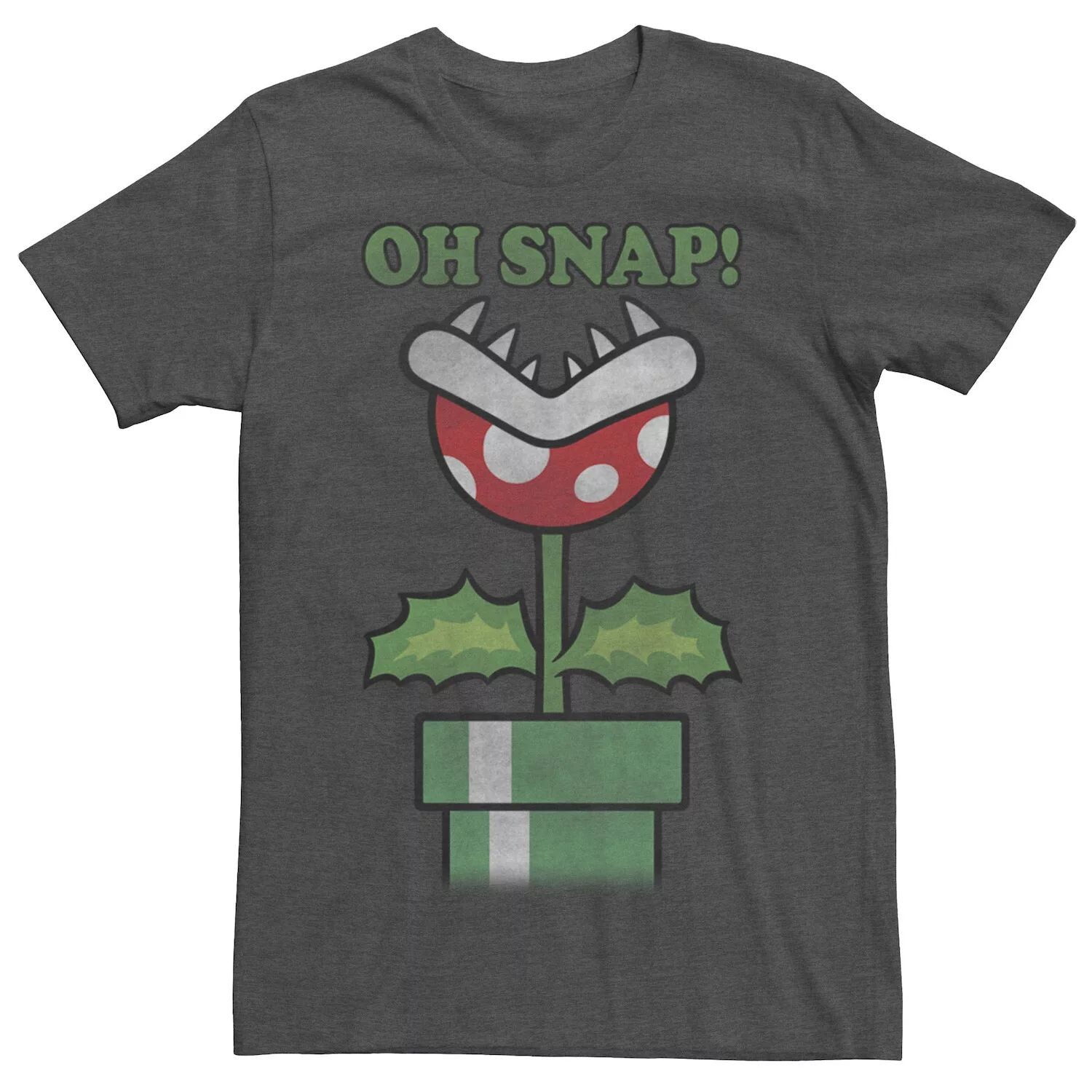 Мужская винтажная футболка Nintendo Super Mario Piranha Plant Oh Snap Licensed Character 
Мужская винтажная футболка Nintendo Super Mario Piranha Plant Oh Snap Licensed Character
