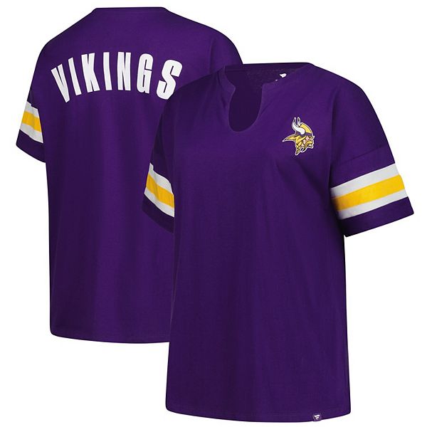 Женская фиолетовая футболка Minnesota Vikings plus size redzone с v-образным вырезом Fanatics
Женская фиолетовая футболка Minnesota Vikings plus size redzone с v-образным вырезом Fanatics