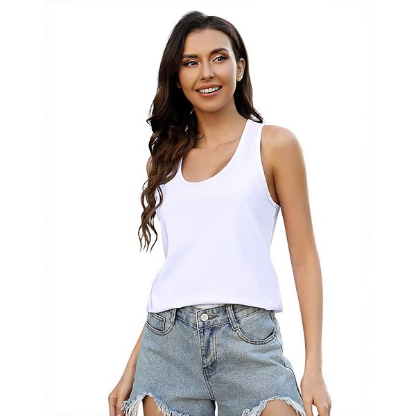 Женский топ без рукавов casual basic Elitespirit, White
Женский топ без рукавов casual basic Elitespirit, White