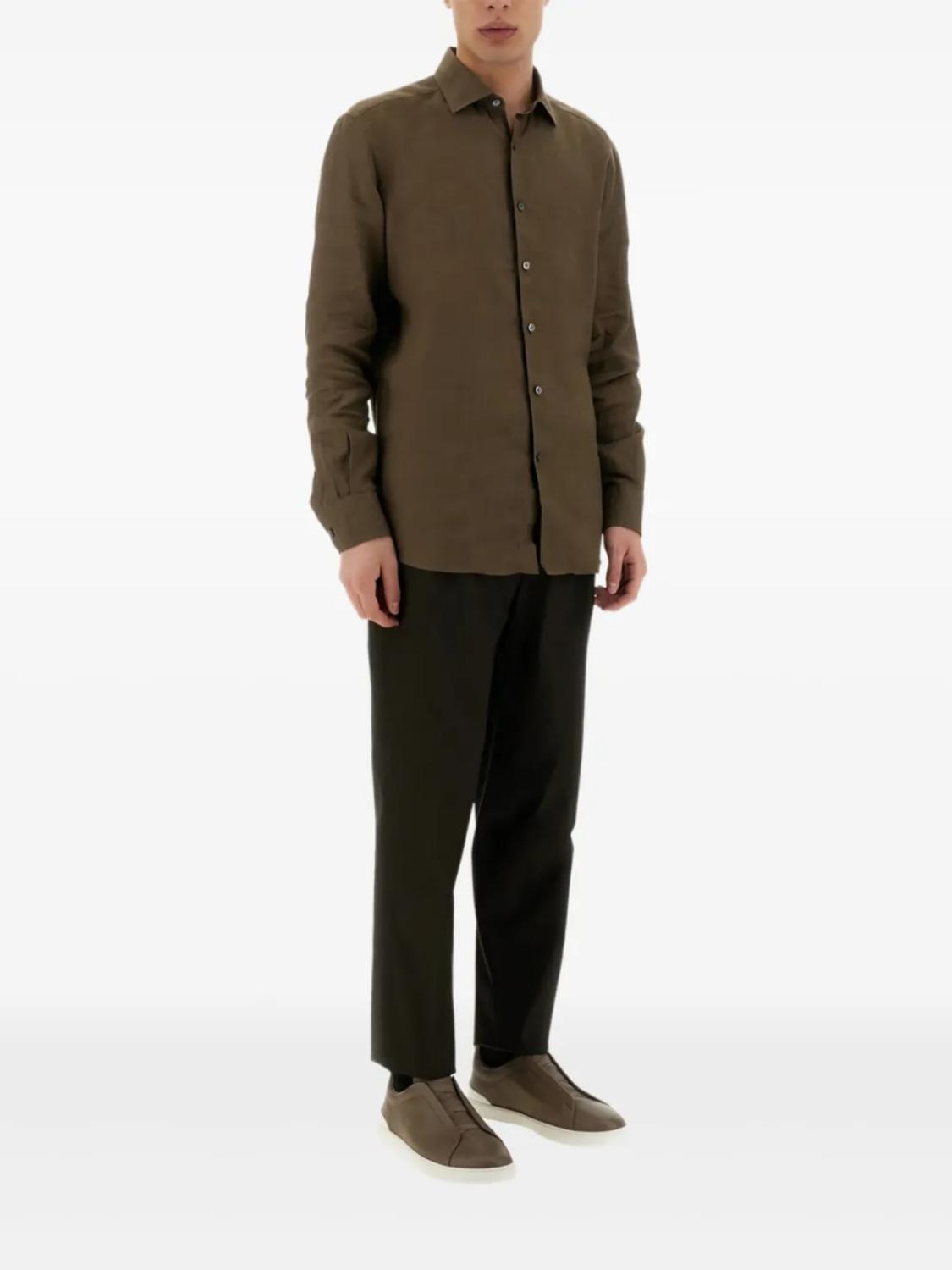 Брюки с вытачками Zegna, коричневый
Брюки с вытачками Zegna, коричневый