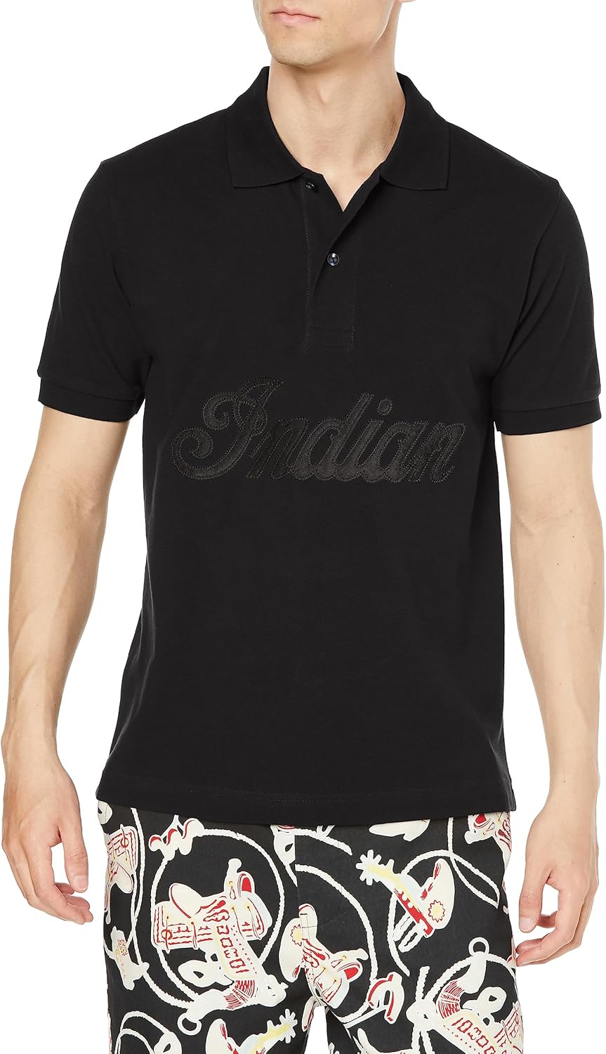 Индийская рубашка-поло IC-2724 из плотной ткани, с фетровым логотипом Indian, черный
Индийская рубашка-поло IC-2724 из плотной ткани, с фетровым логотипом Indian, черный