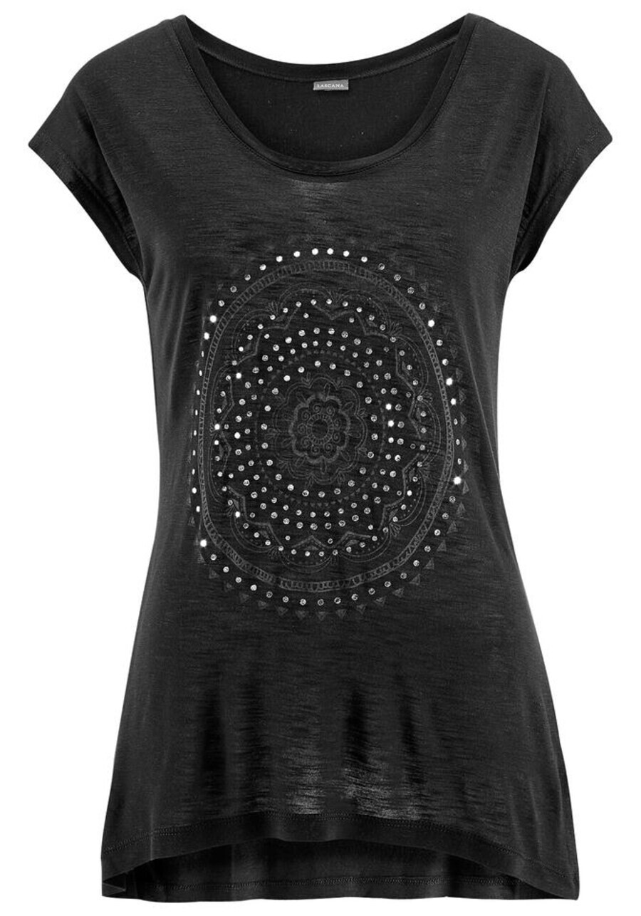 Футболка Lascana, черный
Футболка Lascana, черный