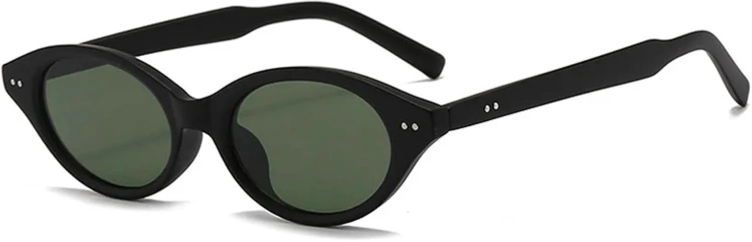 Солнцезащитные очки «кошачий глаз» для женщин и мужчин, небольшие ретро-заклепки, защита от УФ-излучения UV400, модные овальные линзы UATXTAU, Black Dark Green
Солнцезащитные очки «кошачий глаз» для женщин и мужчин, небольшие ретро-заклепки, защита от УФ-излучения UV400, модные овальные линзы UATXTAU, Black Dark Green