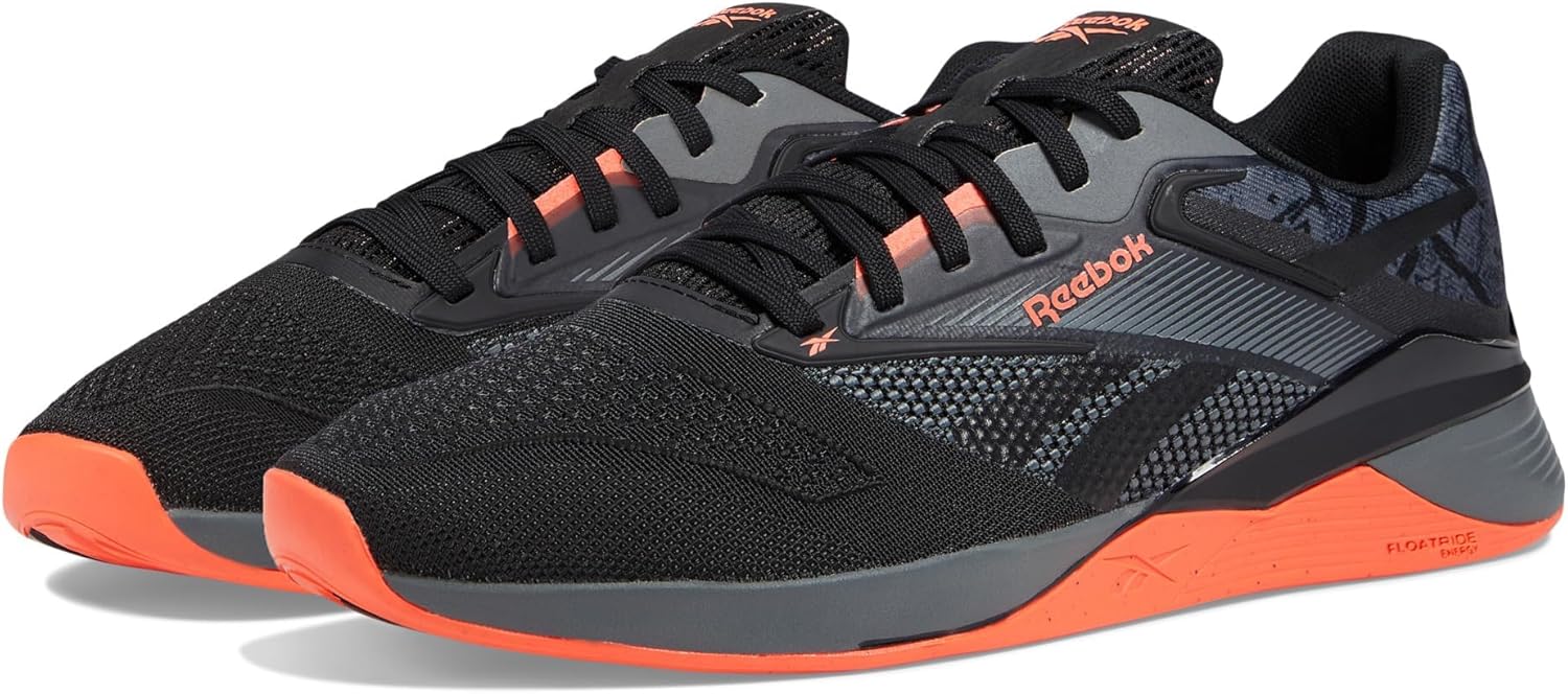 Мужские кроссовки Reebok Nano X4 для кросс-тренинга, черный/оранжевый/серый
Мужские кроссовки Reebok Nano X4 для кросс-тренинга, черный/оранжевый/серый