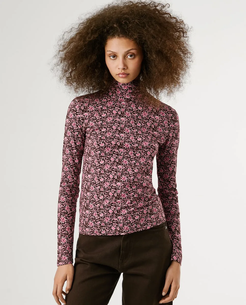 Женская футболка с длинным рукавом и цветочным принтом Pepe Jeans, коричневый
Женская футболка с длинным рукавом и цветочным принтом Pepe Jeans, коричневый