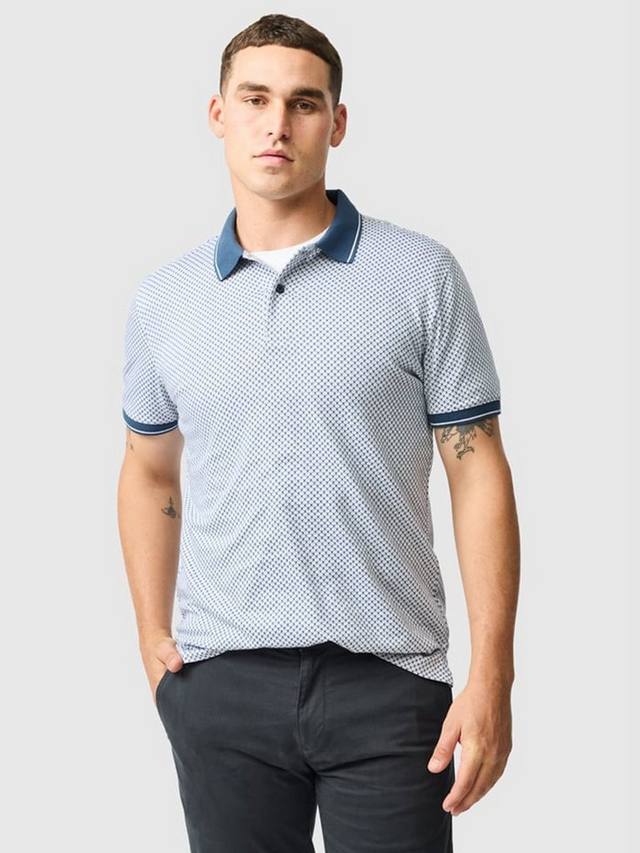 Lynden Geo Print Premium Cotton Slim Fit поло с короткими рукавами Rodd & Gunn, Snow
Lynden Geo Print Premium Cotton Slim Fit поло с короткими рукавами Rodd & Gunn, Snow