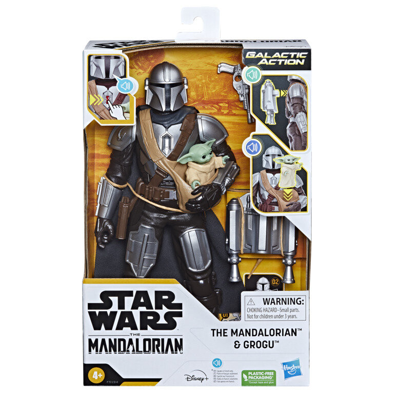 Hasbro, Мандалорец из «Звездных войн», коллекционная фигурка «Мандалорец с Грогом», фигурка со звуком, F5194
Hasbro, Мандалорец из «Звездных войн», коллекционная фигурка «Мандалорец с Грогом», фигурка со звуком, F5194