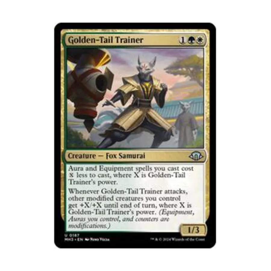 CCG Дрессировщик Золотохвоста (U), MTG - Modern Horizons 3
CCG Дрессировщик Золотохвоста (U), MTG - Modern Horizons 3