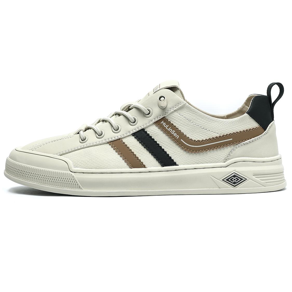 Mulinsen Износостойкие и легкие мужские лоу-топ скейтерские кроссовки бежево-абрикосовые, цвет Beige Apricot
Mulinsen Износостойкие и легкие мужские лоу-топ скейтерские кроссовки бежево-абрикосовые, цвет Beige Apricot