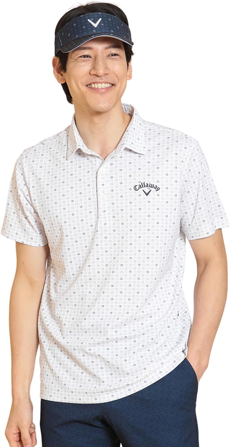 Мужская рубашка-поло Callaway с коротким рукавом (впитывает пот, защищает от УФ-излучения) / для гольфа / C25134110 Мужская, белый
Мужская рубашка-поло Callaway с коротким рукавом (впитывает пот, защищает от УФ-излучения) / для гольфа / C25134110 Мужская, белый
