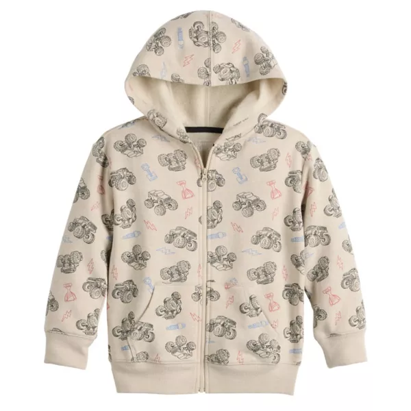 Толстовка с капюшоном из флиса на молнии для мальчиков 4-12 лет Jumping Beans, цвет beige monster trucks
Толстовка с капюшоном из флиса на молнии для мальчиков 4-12 лет Jumping Beans, цвет beige monster trucks