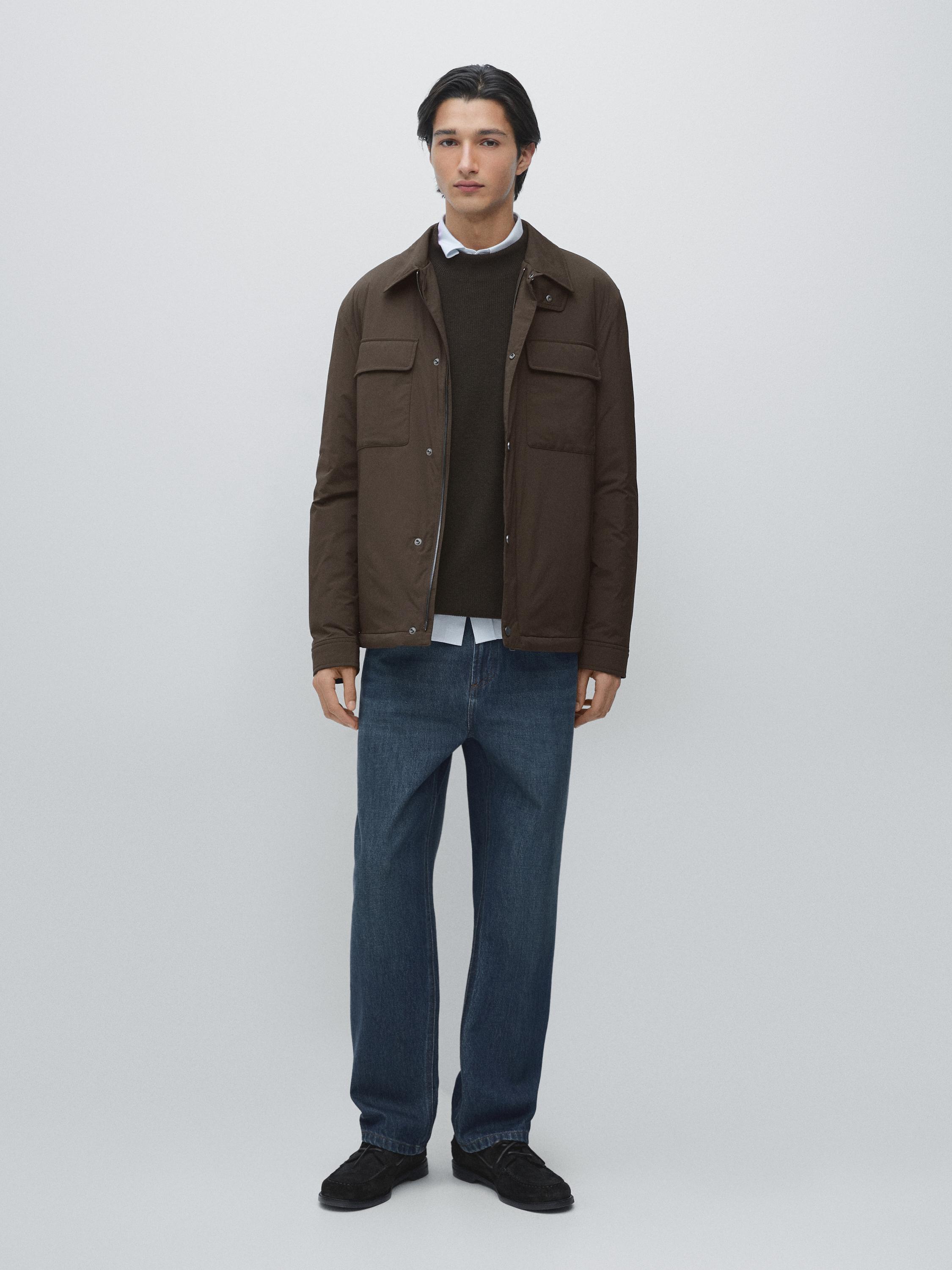 Куртка-рубашка с карманами и воротником Massimo Dutti, chocolate
Куртка-рубашка с карманами и воротником Massimo Dutti, chocolate