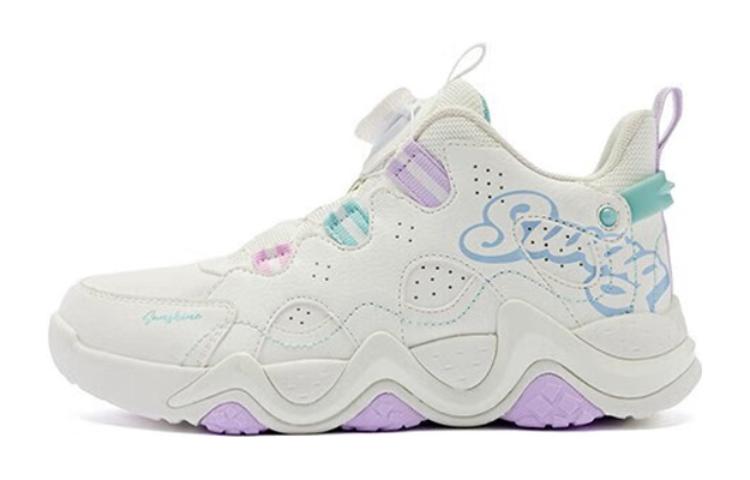 Амортизаторы Низкие детские кроссовки для подростков QIAODAN, бежевый/фиолетовый
Амортизаторы Низкие детские кроссовки для подростков QIAODAN, бежевый/фиолетовый