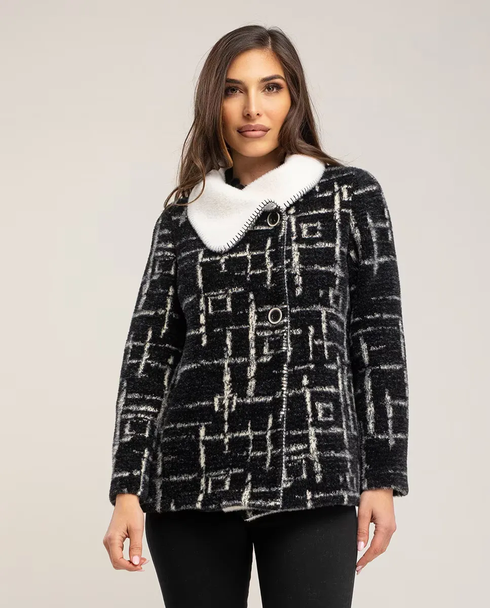 Женская куртка с большим асимметричным воротником и декоративной строчкой Boutique El Corte Inglés, мультиколор
Женская куртка с большим асимметричным воротником и декоративной строчкой Boutique El Corte Inglés, мультиколор