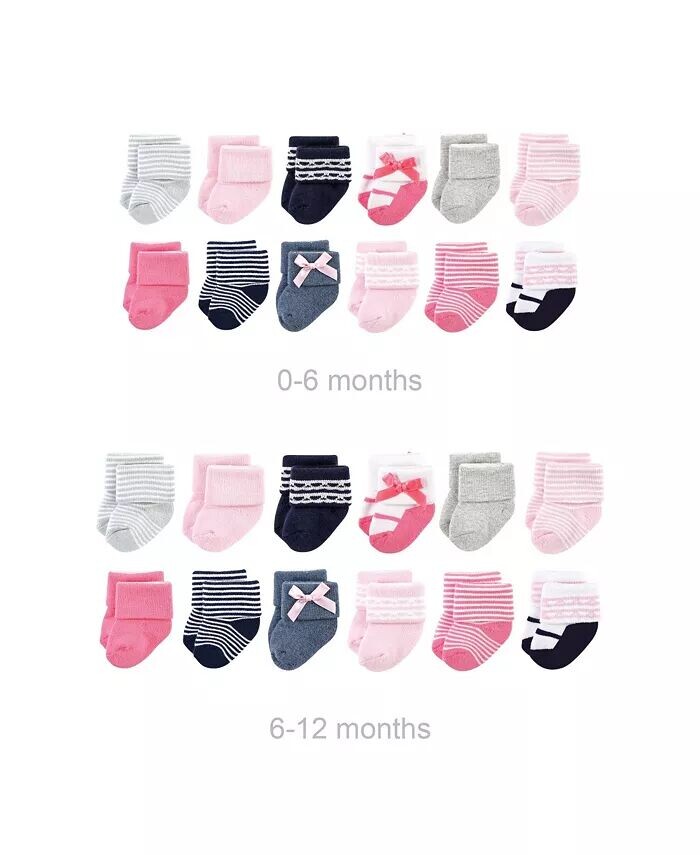 Хлопковые махровые носки Baby Girls Grow with Me, розовые с прокрутками, 0–6 и 6–12 месяцев Luvable Friends, розовый
Хлопковые махровые носки Baby Girls Grow with Me, розовые с прокрутками, 0–6 и 6–12 месяцев Luvable Friends, розовый