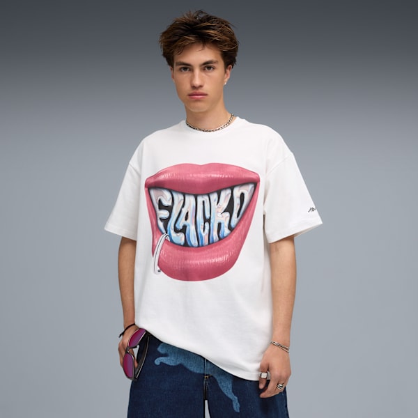 Мужская футболка с принтом «Flacko Smile» A$Ap Rocky X Puma, белый
Мужская футболка с принтом «Flacko Smile» A$Ap Rocky X Puma, белый