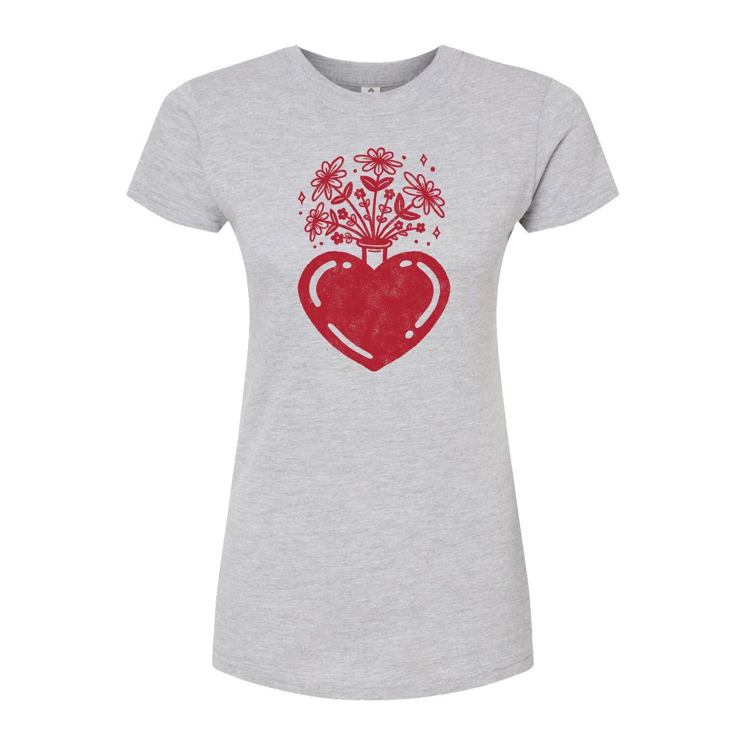 Футболка с рисунком в форме сердца с изображением цветов для юниоров Licensed Character, серый
Футболка с рисунком в форме сердца с изображением цветов для юниоров Licensed Character, серый
