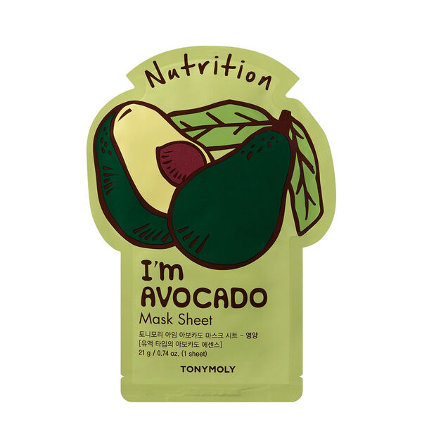 Питательная тканевая маска для лица, 21 г Tony Moly I'M avocado
Питательная тканевая маска для лица, 21 г Tony Moly I'M avocado