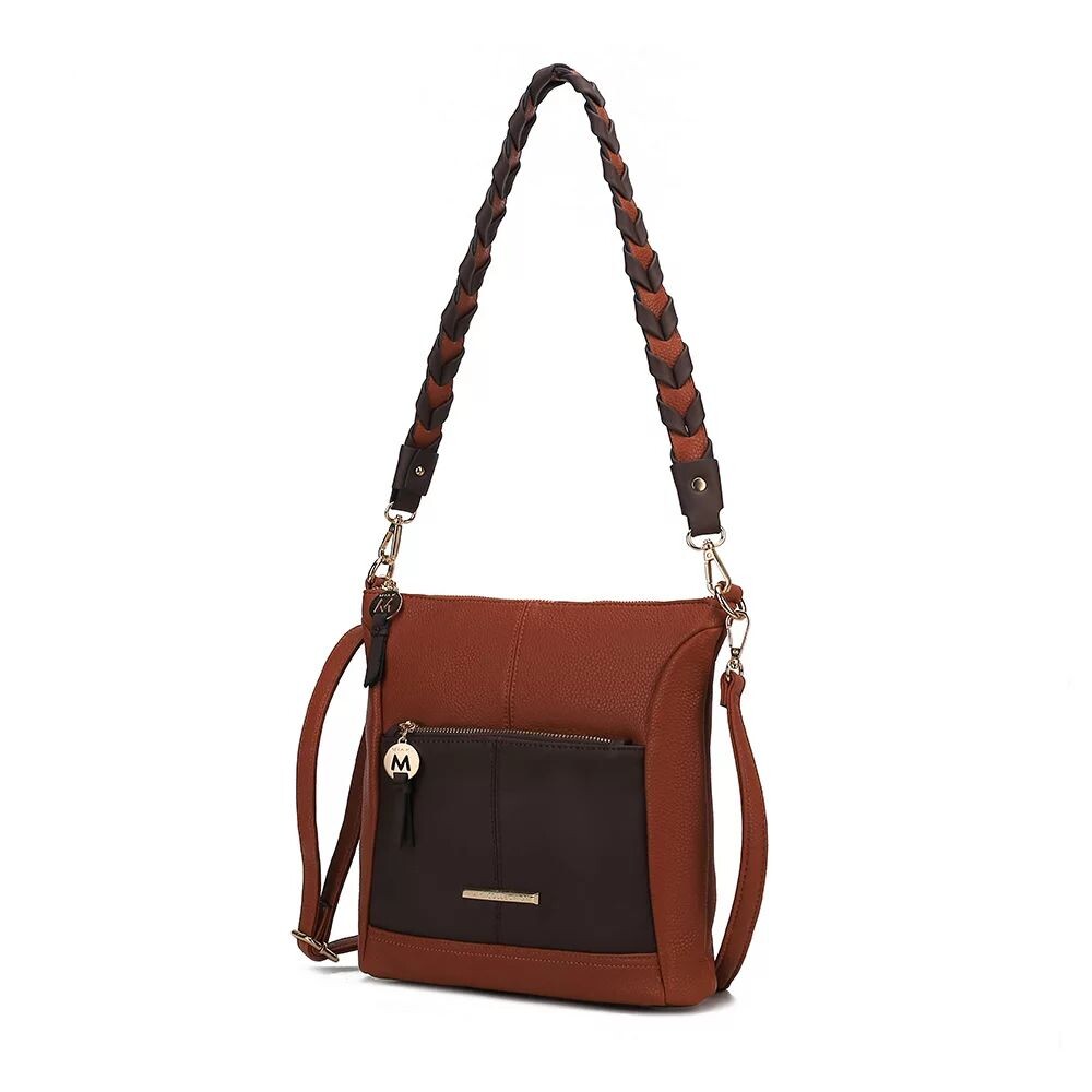 MKF Collection Nala Vegan Кожаная женская сумка через плечо в стиле колор-блок от Mia K MKF Collection 
MKF Collection Nala Vegan Кожаная женская сумка через плечо в стиле колор-блок от Mia K MKF Collection