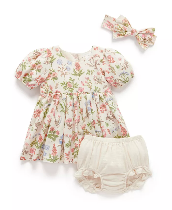 Платье с головной повязкой для девочек из смесового льна Purebaby, розовый
Платье с головной повязкой для девочек из смесового льна Purebaby, розовый