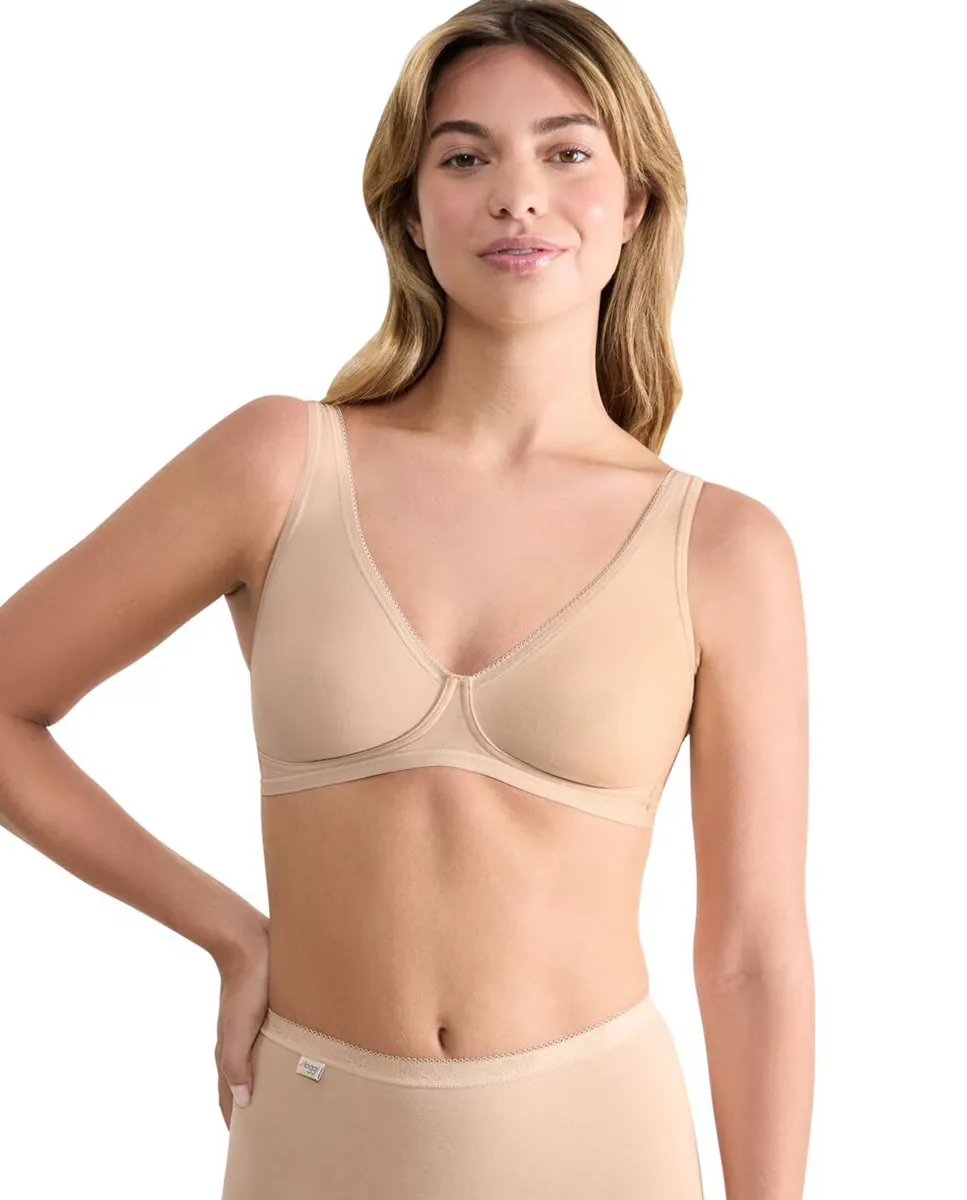 Бюстгальтер без косточек Sloggi, натуральный
Бюстгальтер без косточек Sloggi, натуральный