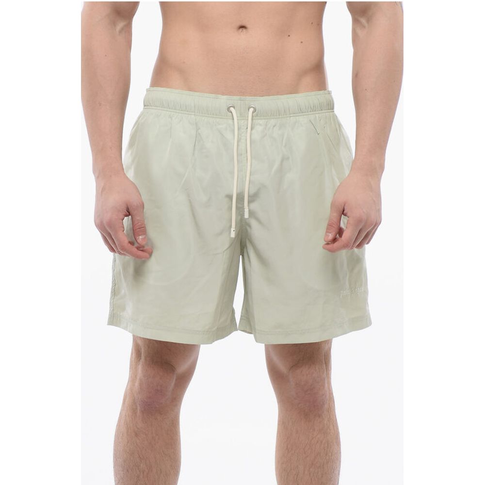 Зеленые полиэстеровые плавки Palm Angels, Green
Зеленые полиэстеровые плавки Palm Angels, Green