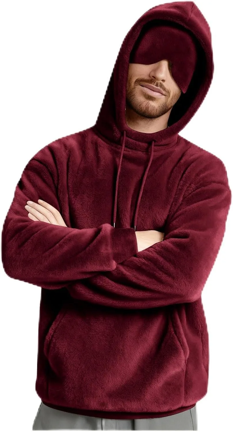 Толстовка с маской для сна для мужчин Airplane Mode с длинными рукавами и карманами
Толстовка с маской для сна для мужчин Airplane Mode с длинными рукавами и карманами