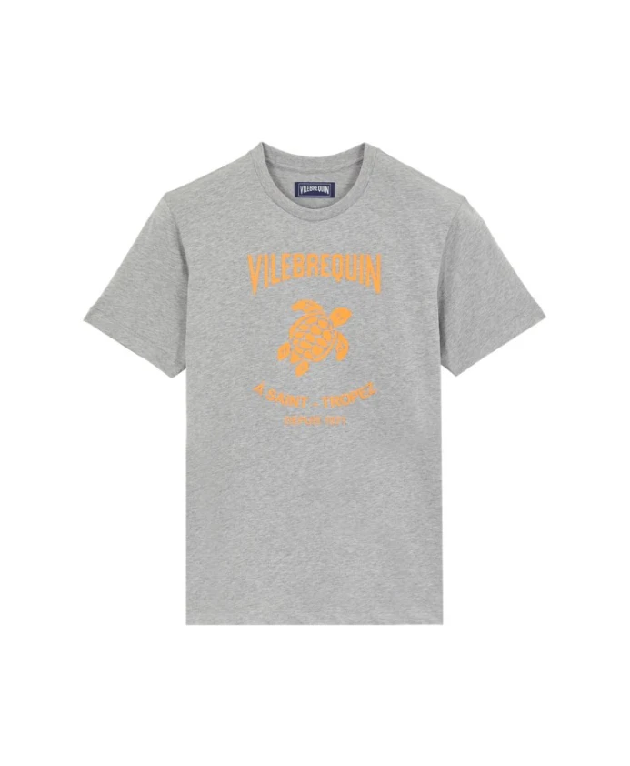 Хлопковая футболка с контрастным напечатанным логотипом из резины для мужчин Vilebrequin, серый
Хлопковая футболка с контрастным напечатанным логотипом из резины для мужчин Vilebrequin, серый