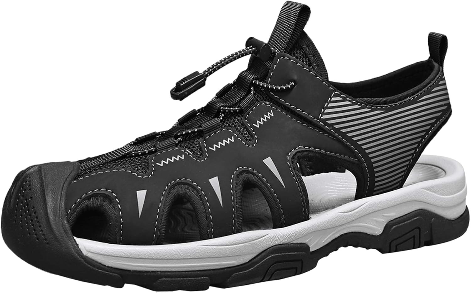 Сандалии и шлепанцы с отверстиями для мужчин с противоскользящей подошвой для ношения на улице Cyyds, черный
Сандалии и шлепанцы с отверстиями для мужчин с противоскользящей подошвой для ношения на улице Cyyds, черный