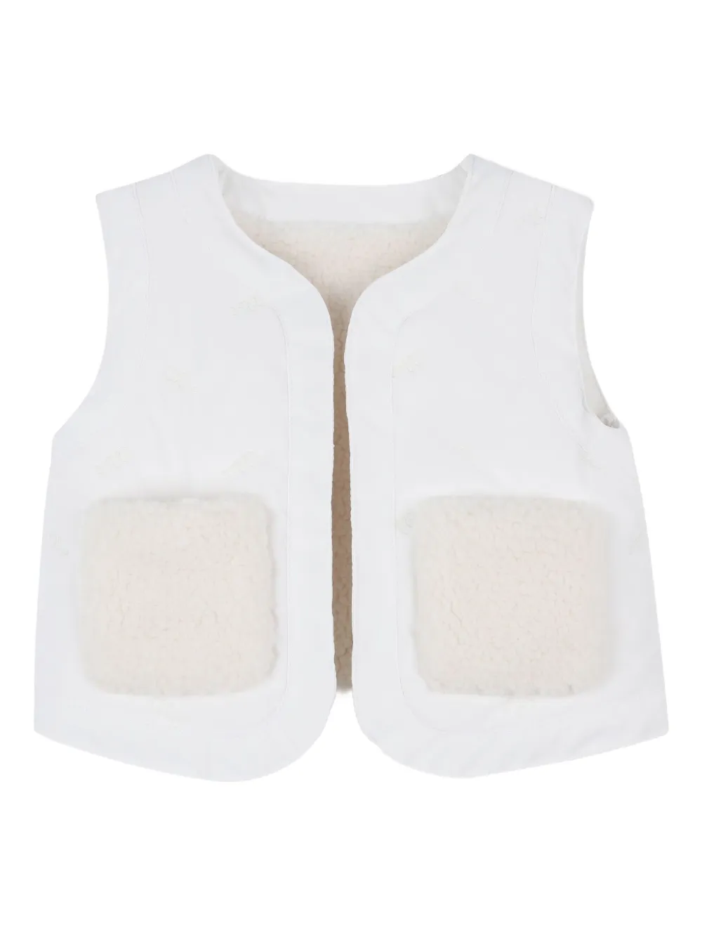 Жилет из искусственного меха Chloé Kids, белый
Жилет из искусственного меха Chloé Kids, белый