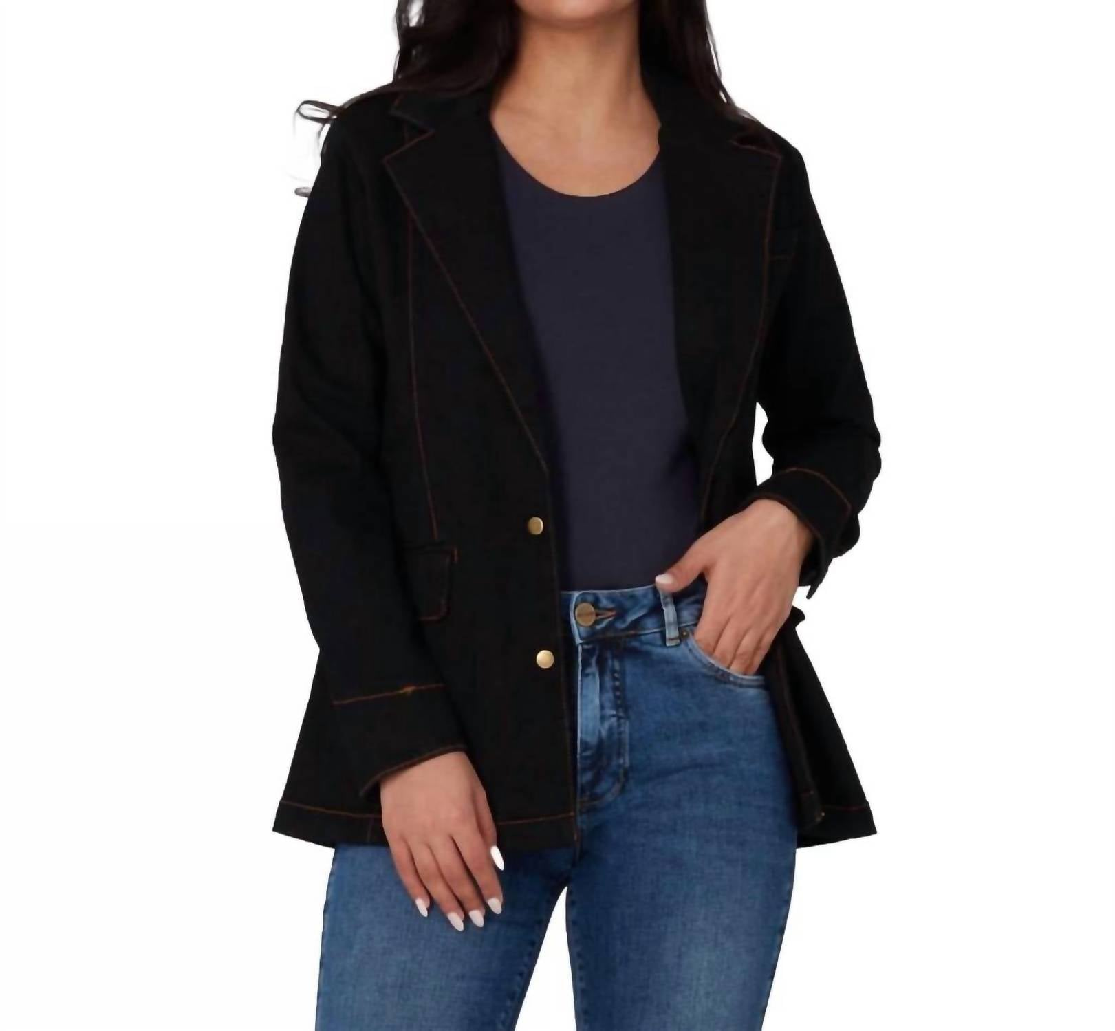 Lola Jeans Куртка Monaco в цвете "Вечно черный"
Lola Jeans Куртка Monaco в цвете "Вечно черный"