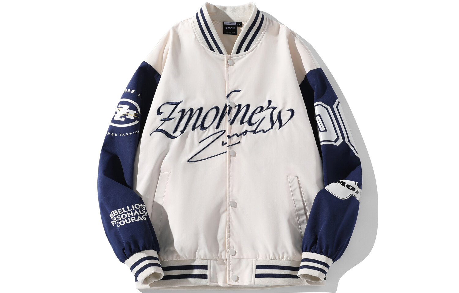 Бейсбольная куртка унисекс ZMOH, Черный
Бейсбольная куртка унисекс ZMOH, Черный