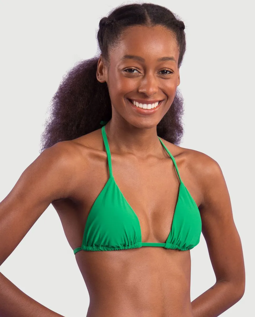 Однотонный лиф бикини с треугольными чашечками и мягкой подкладкой Río de Sol, зеленый
Однотонный лиф бикини с треугольными чашечками и мягкой подкладкой Río de Sol, зеленый