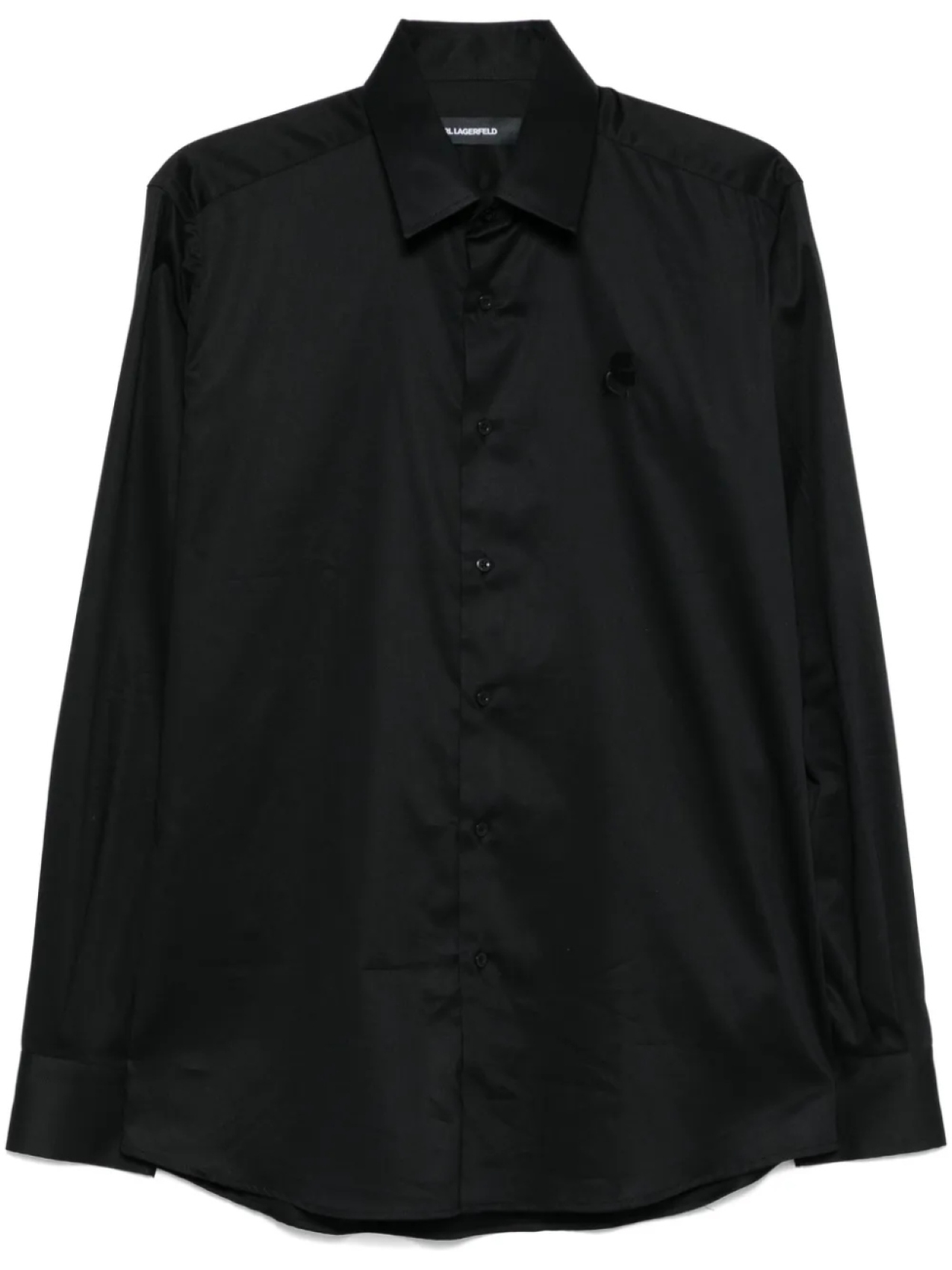 Рубашка с вышитым логотипом Карла Лагерфельда Karl Lagerfeld, черный
Рубашка с вышитым логотипом Карла Лагерфельда Karl Lagerfeld, черный