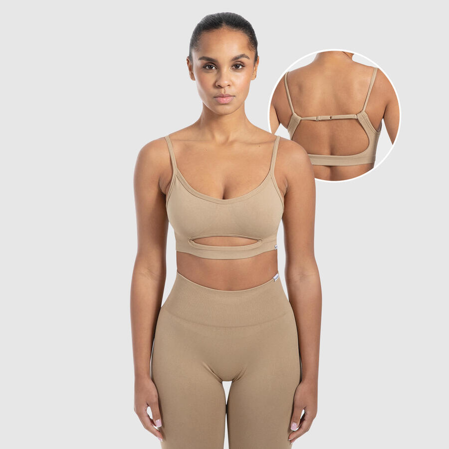 SMILODOX Женский спортивный бюстгальтер Nesa светло-коричневый
SMILODOX Женский спортивный бюстгальтер Nesa светло-коричневый