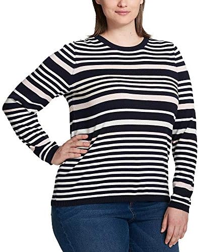 Полосатый свитер Tommy Hilfiger Plus Size из хлопка, Ballerina Pink Combo
Полосатый свитер Tommy Hilfiger Plus Size из хлопка, Ballerina Pink Combo