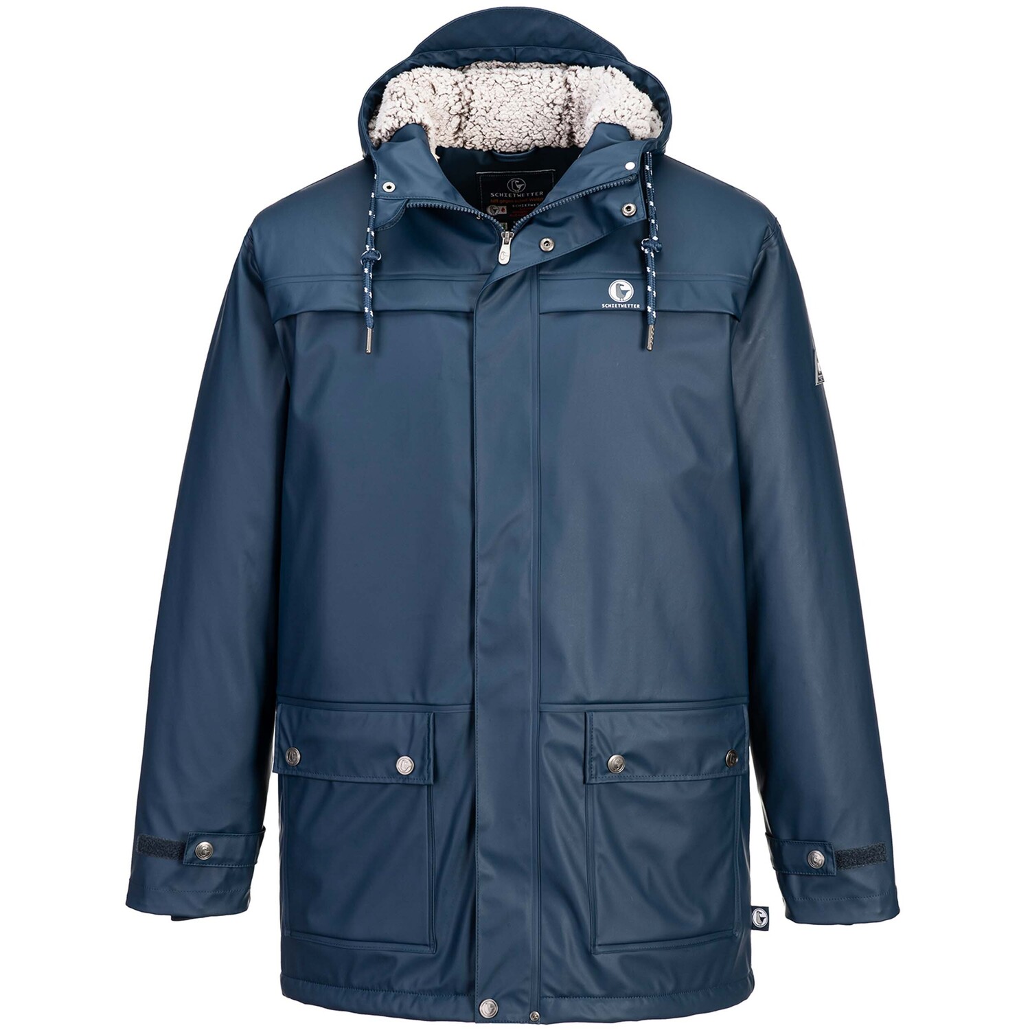 Дождевик SCHIETWETTER gefüttert, темно синий
Дождевик SCHIETWETTER gefüttert, темно синий
