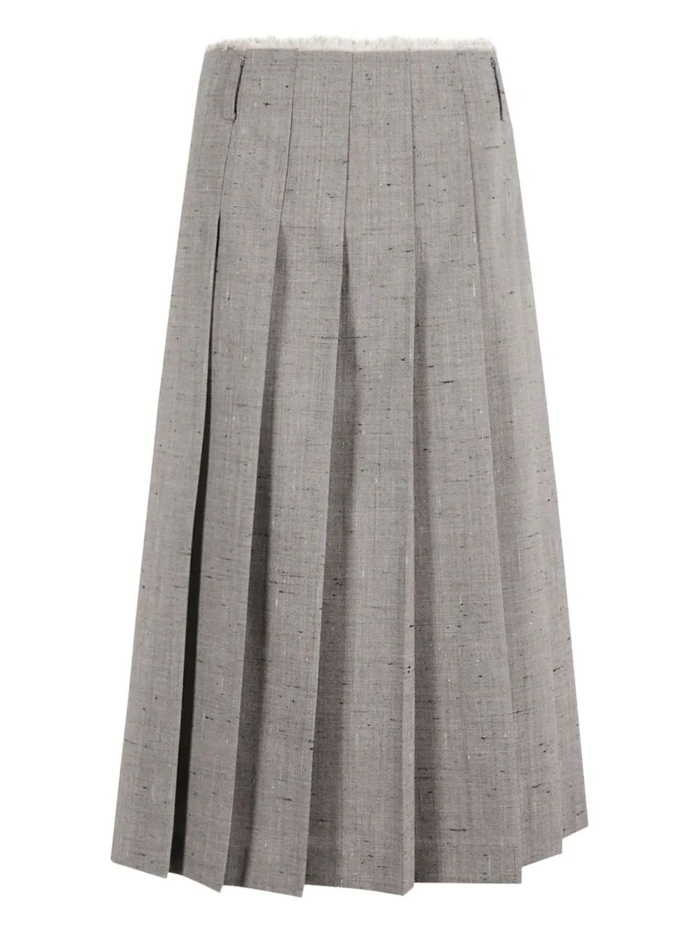 Плиссированная юбка-миди с бахромой Tela, серый
Плиссированная юбка-миди с бахромой Tela, серый