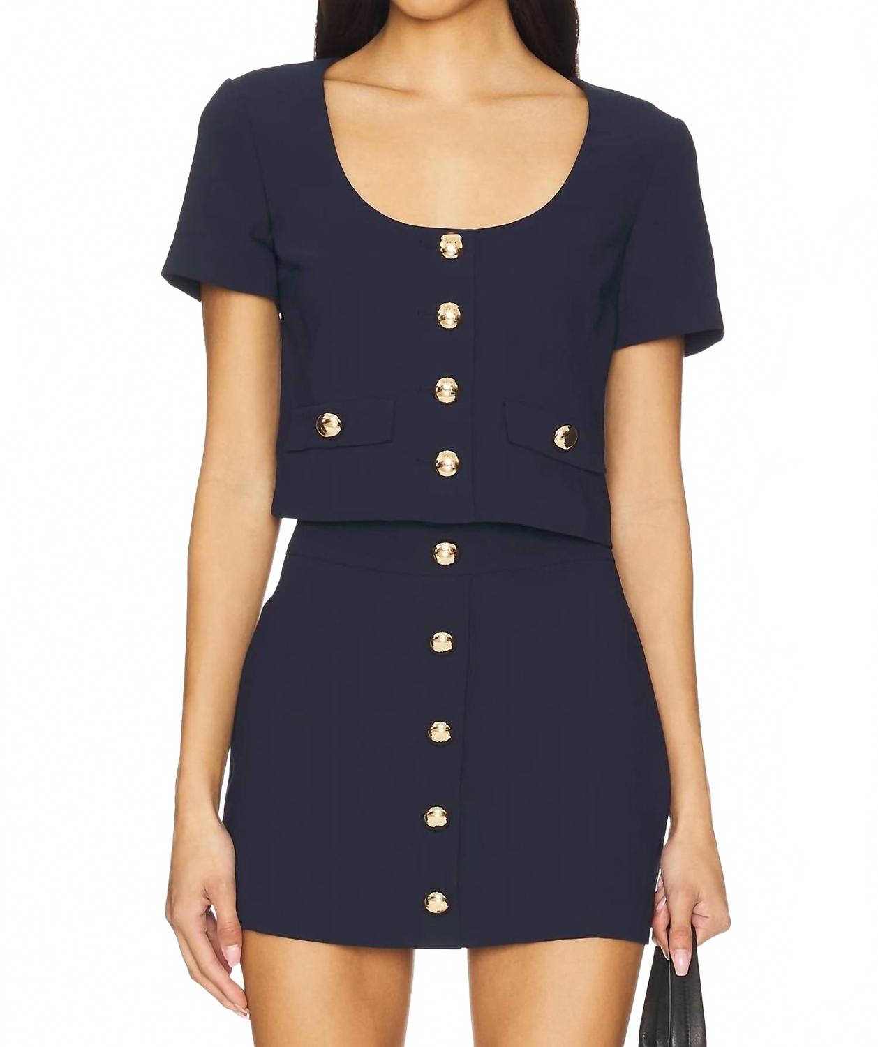 Бентон топ с пуговицами в цвете Ink Amanda Uprichard, Ink
Бентон топ с пуговицами в цвете Ink Amanda Uprichard, Ink