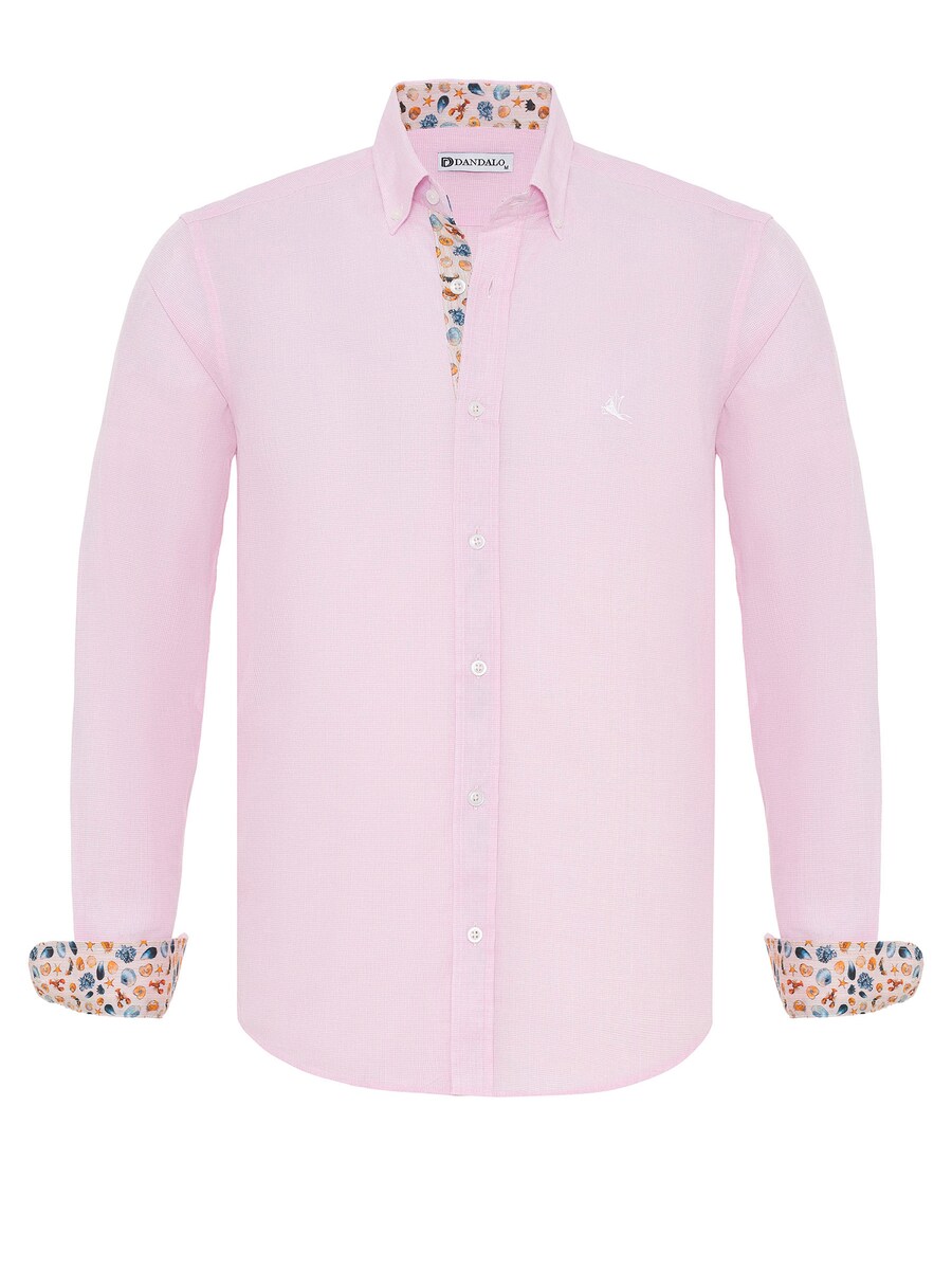 Повседневная рубашка Dandalo Regular fit Button Up Shirt, розовый 
Повседневная рубашка Dandalo Regular fit Button Up Shirt, розовый