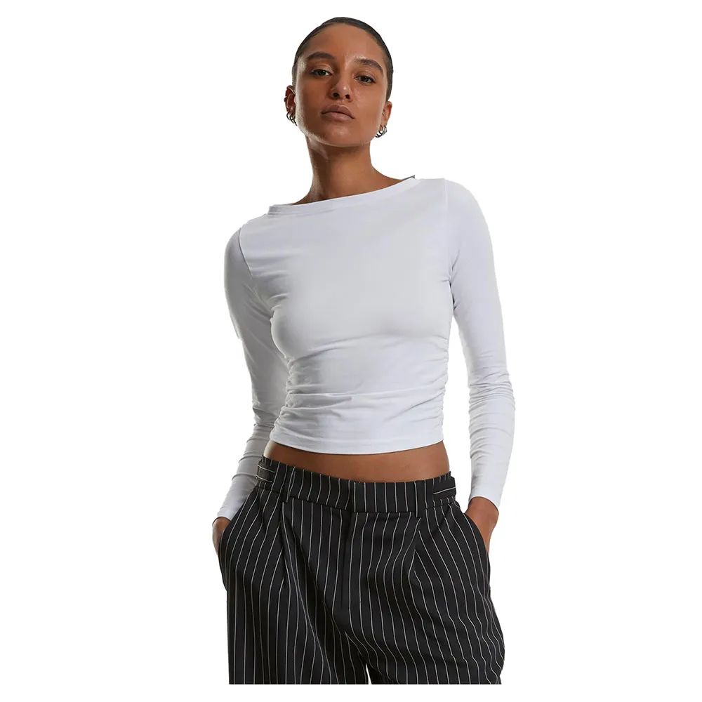 Лонгслив Urban Classics Ruffled Super Slim, белый
Лонгслив Urban Classics Ruffled Super Slim, белый