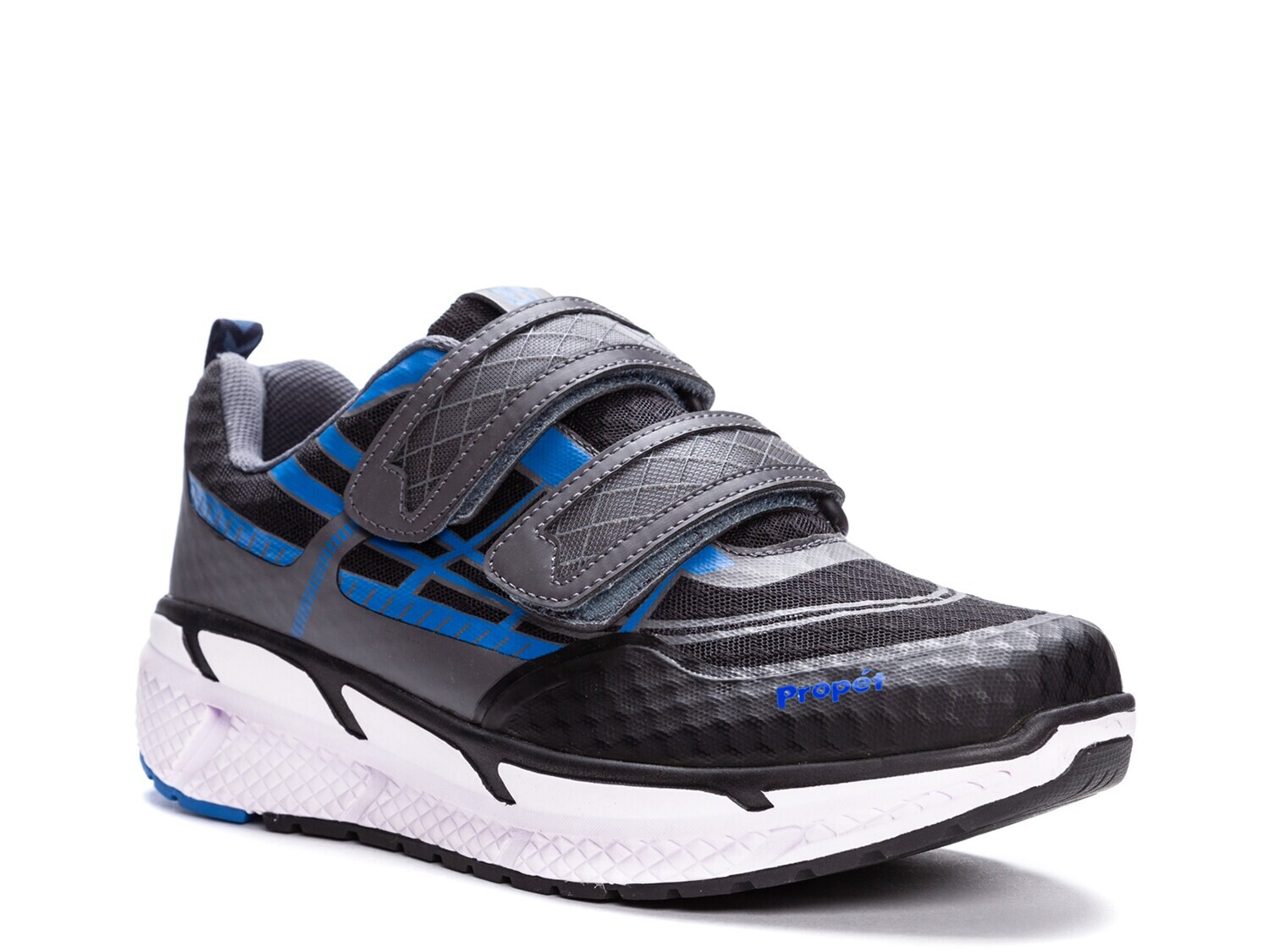 Слипоны Propet Ultra с ремешком, черный / синий 
Слипоны Propet Ultra с ремешком, черный / синий