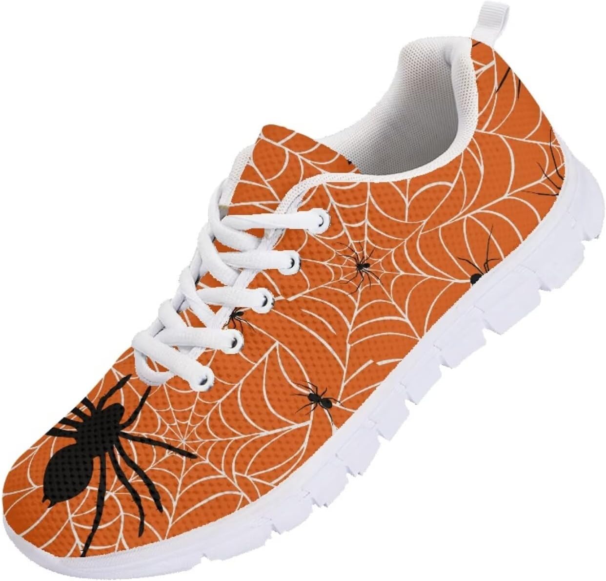 Кроссовки Forchrinse для женщин и мужчин, повседневные с шнуровкой, нескользящие, для бега, спорта и тренажерного зала, Halloween Spider Print
Кроссовки Forchrinse для женщин и мужчин, повседневные с шнуровкой, нескользящие, для бега, спорта и тренажерного зала, Halloween Spider Print
