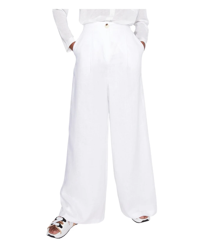 Белые широкие брюки Armani Exchange, белый
Белые широкие брюки Armani Exchange, белый