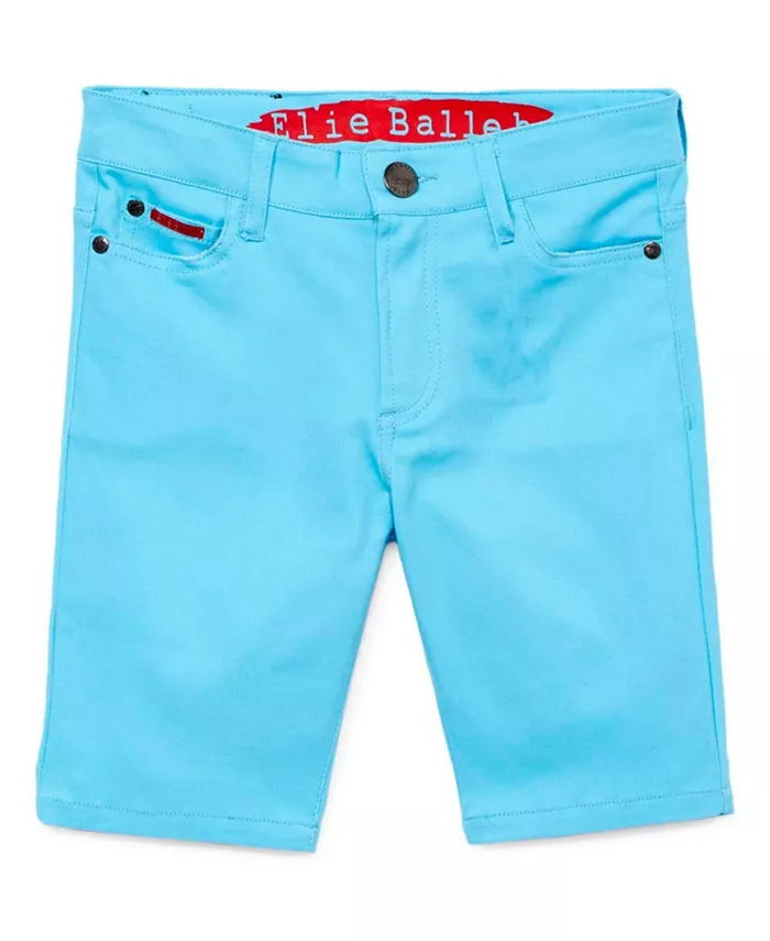 Шорты из хлопкового твила Big Boys Aqua Elie Balleh, синий
Шорты из хлопкового твила Big Boys Aqua Elie Balleh, синий