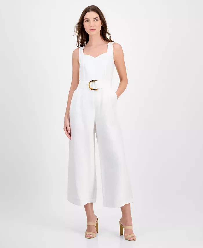 Женский комбинезон с вырезом "сердечко" и широкими брючинами T Tahari, белый
Женский комбинезон с вырезом "сердечко" и широкими брючинами T Tahari, белый