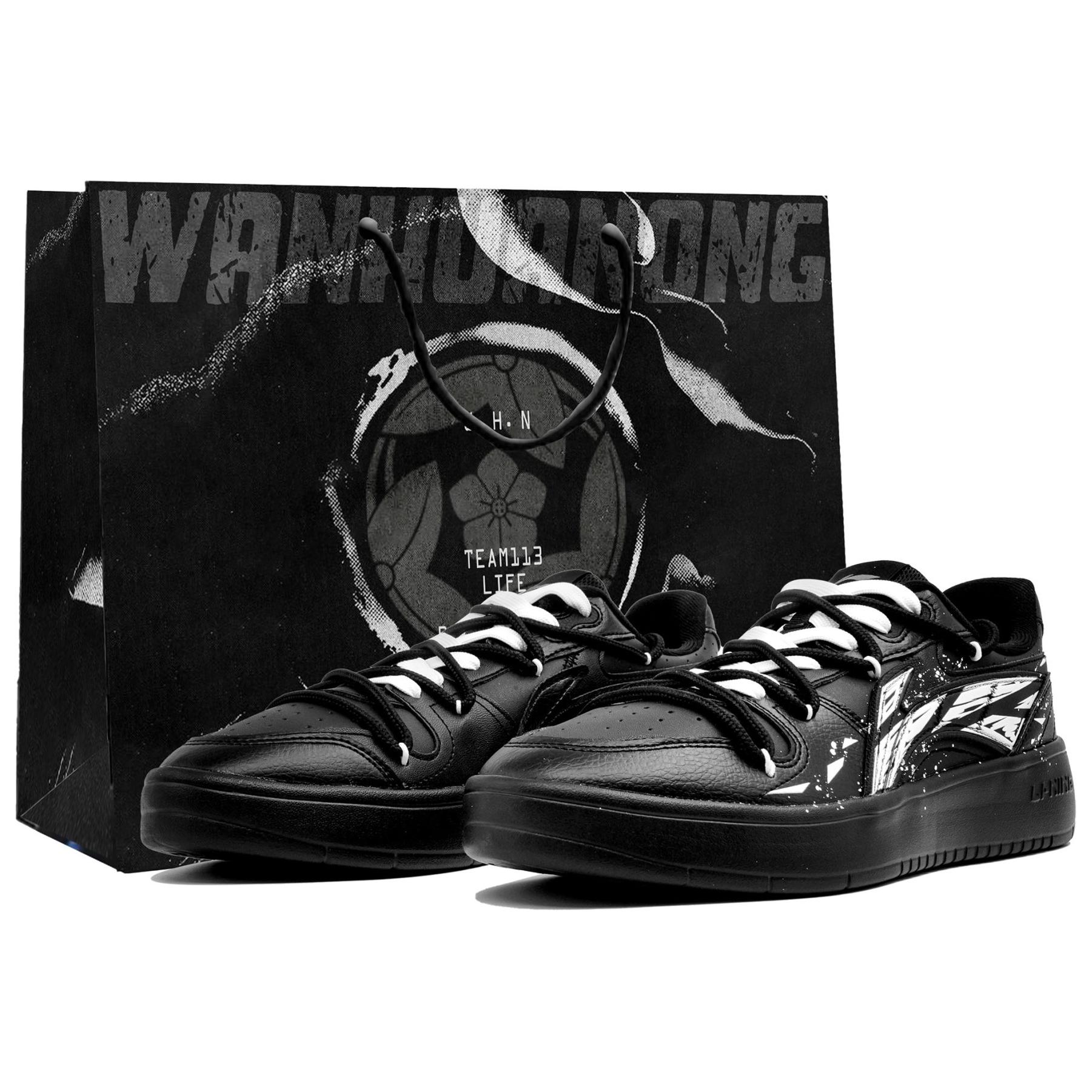 LINING Кроссовки для скейтбординга Acer Truncatum с противоскользящим износостойким верхом, мужские, черно-белые
LINING Кроссовки для скейтбординга Acer Truncatum с противоскользящим износостойким верхом, мужские, черно-белые