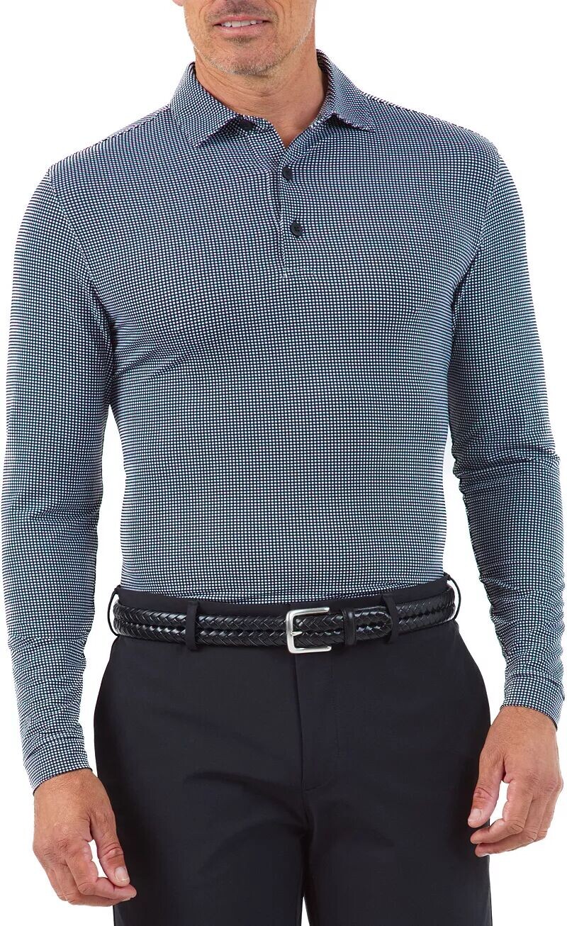 Ibkul Мужская мини-поло для гольфа с длинными рукавами и клетчатым принтом
Ibkul Мужская мини-поло для гольфа с длинными рукавами и клетчатым принтом